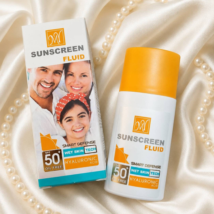 فلوئید ضد آفتاب اسمارت دیفنس مای SPF50 بیرنگ | ضد پیری و آنتیاکسیدان | مناسب خانمها و آقایان