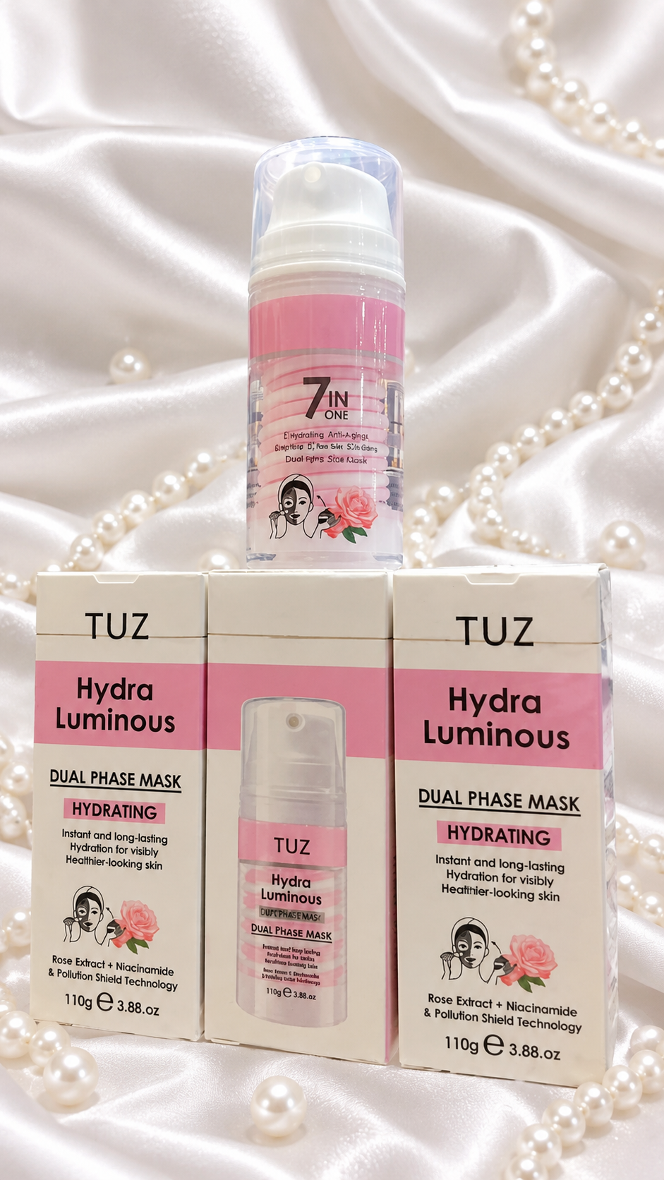 ماسک صورت آبرسان دو فازی وارداتی TUZ Hydra Luminous